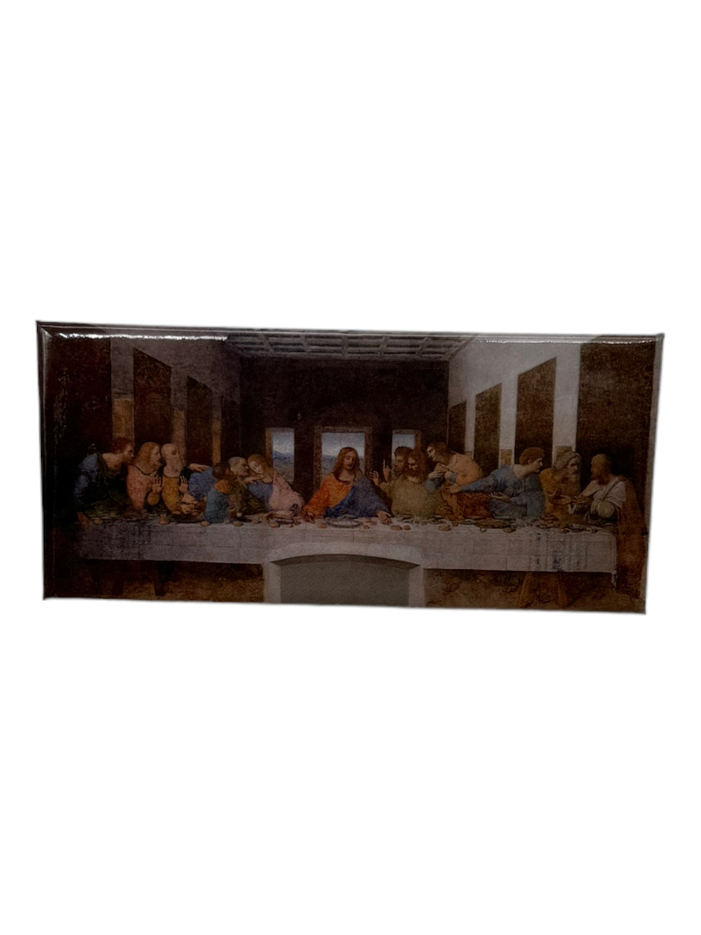 Magnete Leonado, Ultima Cena, cm 12x5 circa