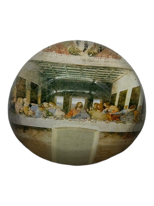 Leonardo, Last Supper, Glass Paperweigth