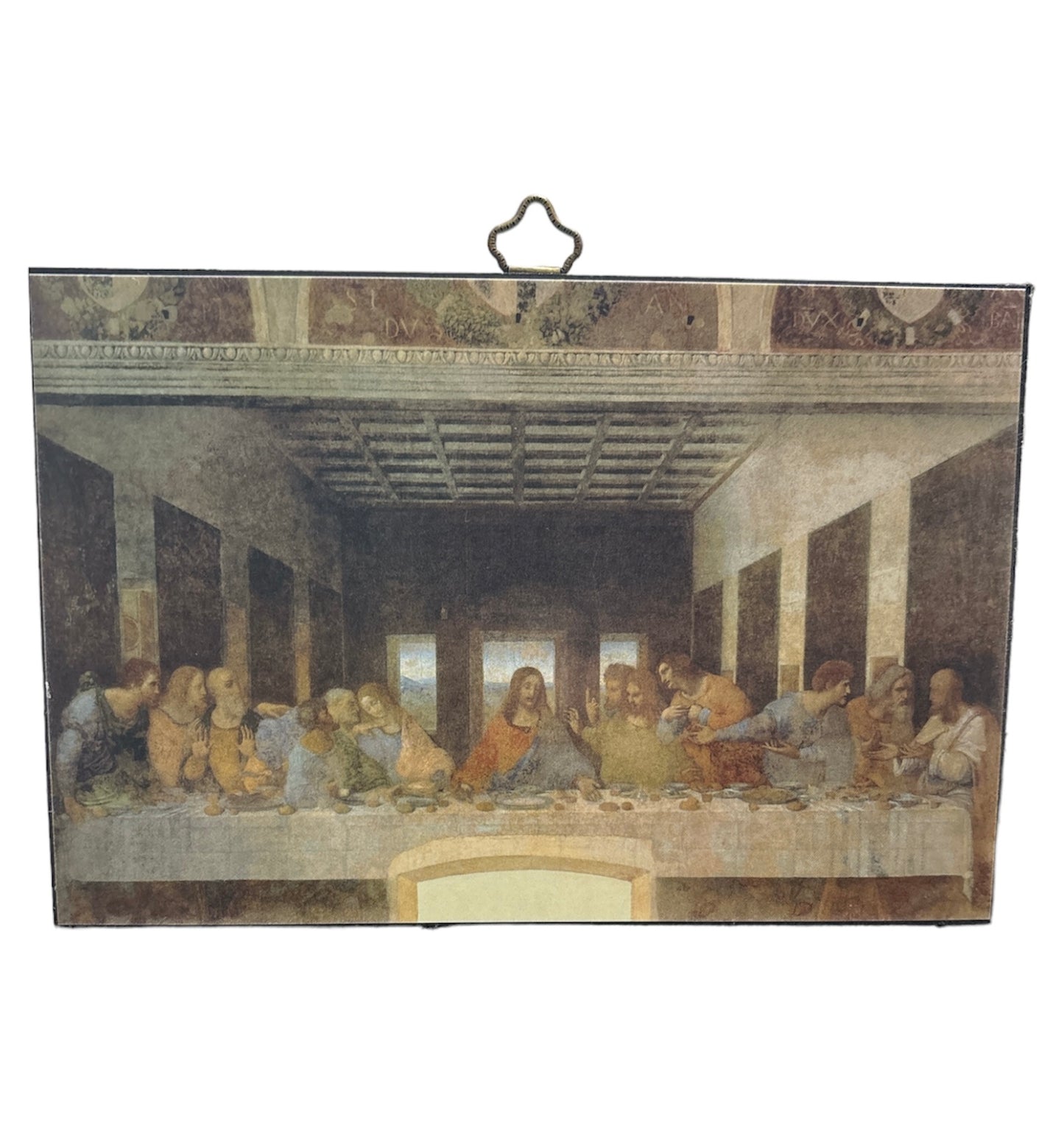 Wooden tablet, Leonardo, Last Supper