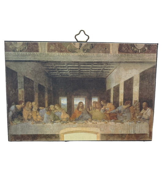 Wooden tablet, Leonardo, Last Supper