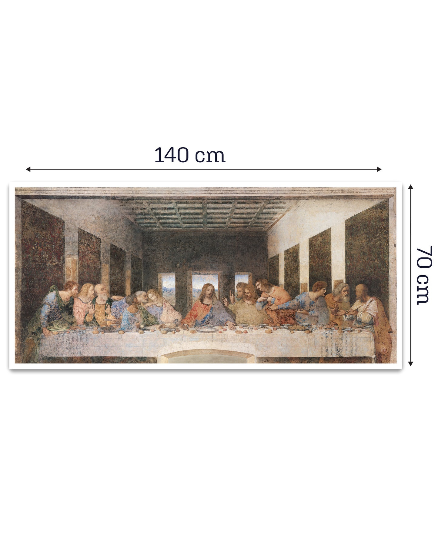 Wall sticker Leonardo, Last Supper