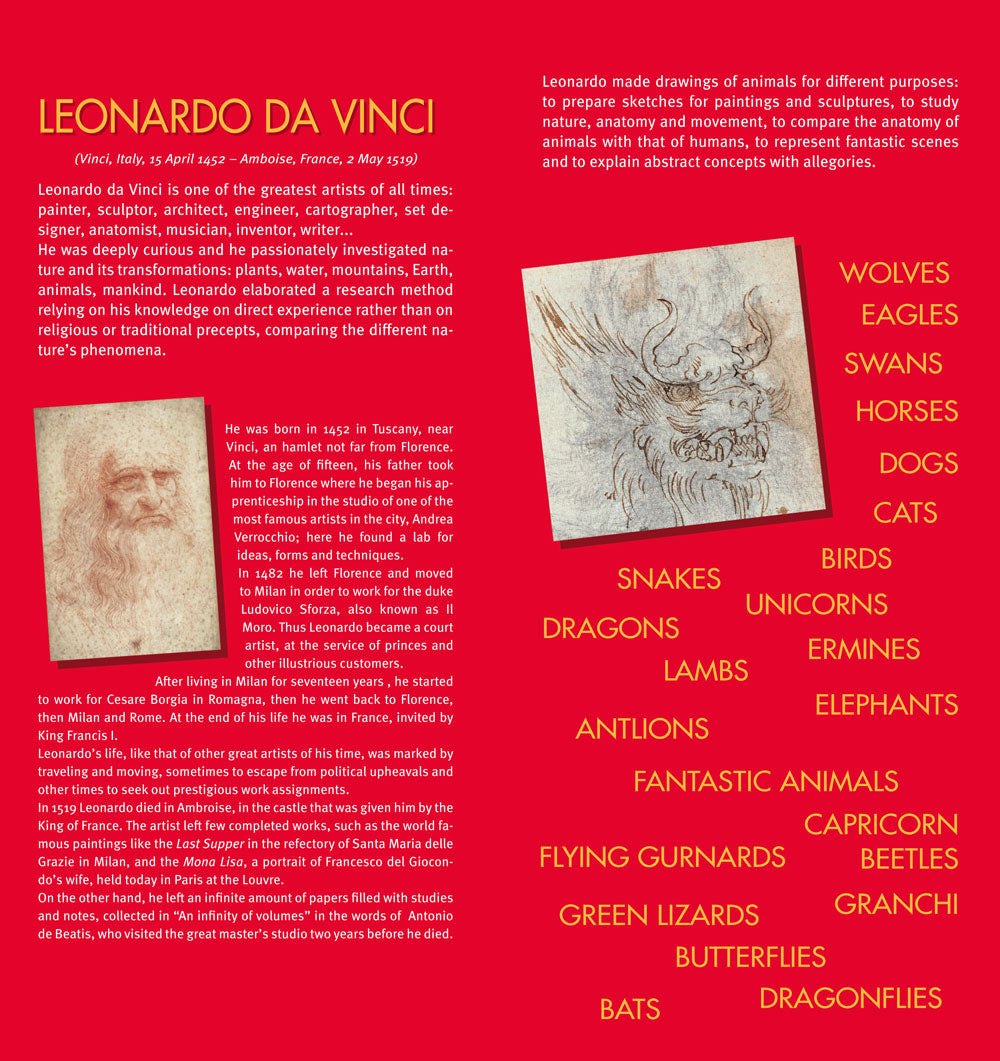 Leonardo da Vinci. Animals dragons and fantastic creatures